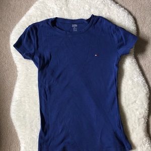 NWOT UO Tommy Hilfiger Blue Fitted T-shirt